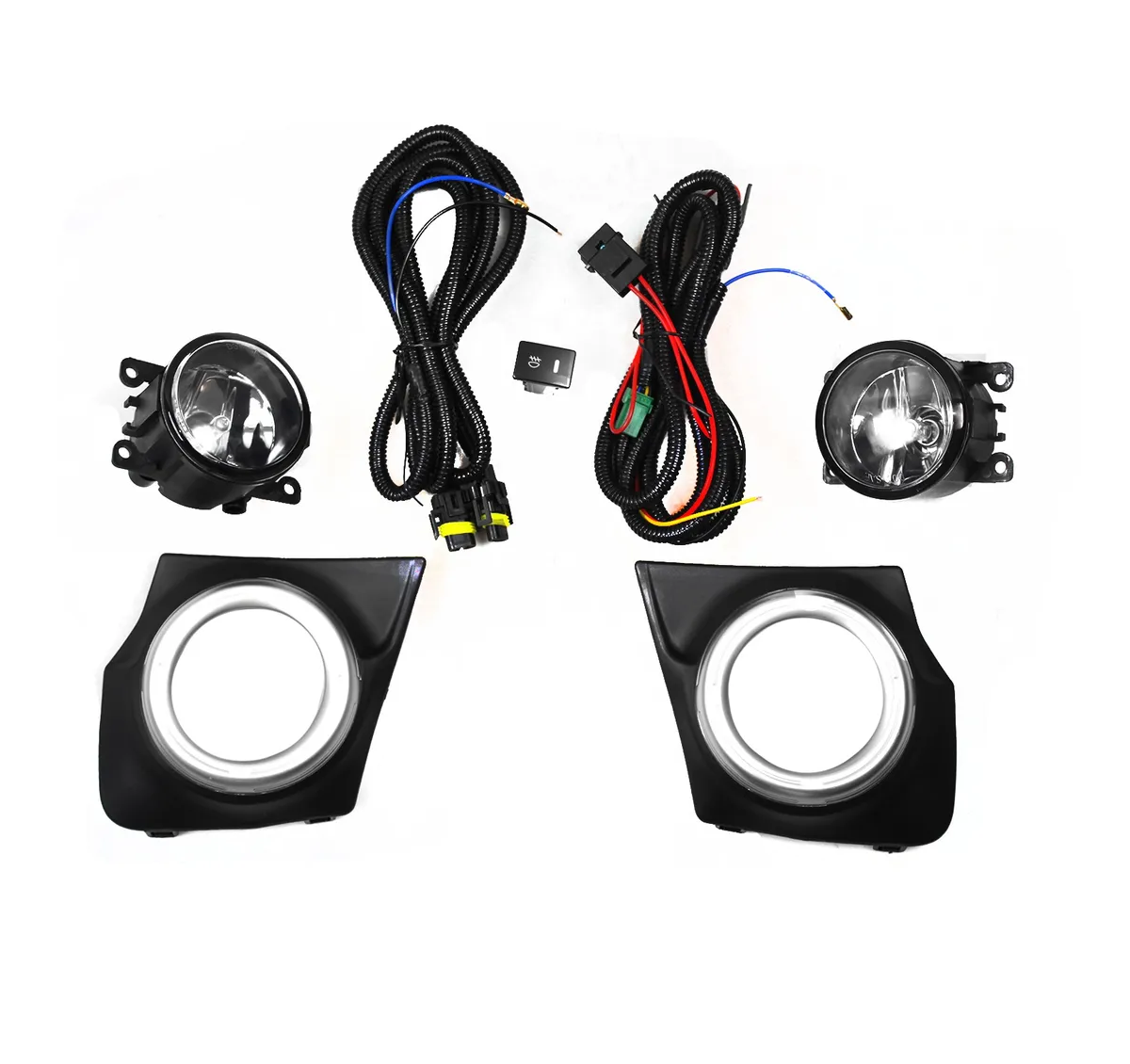 Kit Faro Aux C/Cables C/Rejillas Arillo Cromo C/Focos Mitsubishi L200 2016 2019