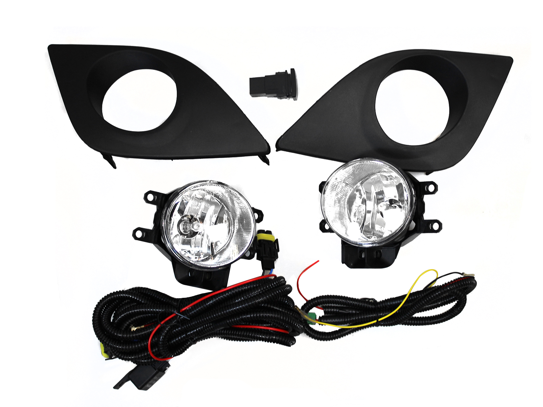 Kit Faro Aux C/Cables C/Rejillas Negras C/Focos Toyota Corolla Le 2014 2016