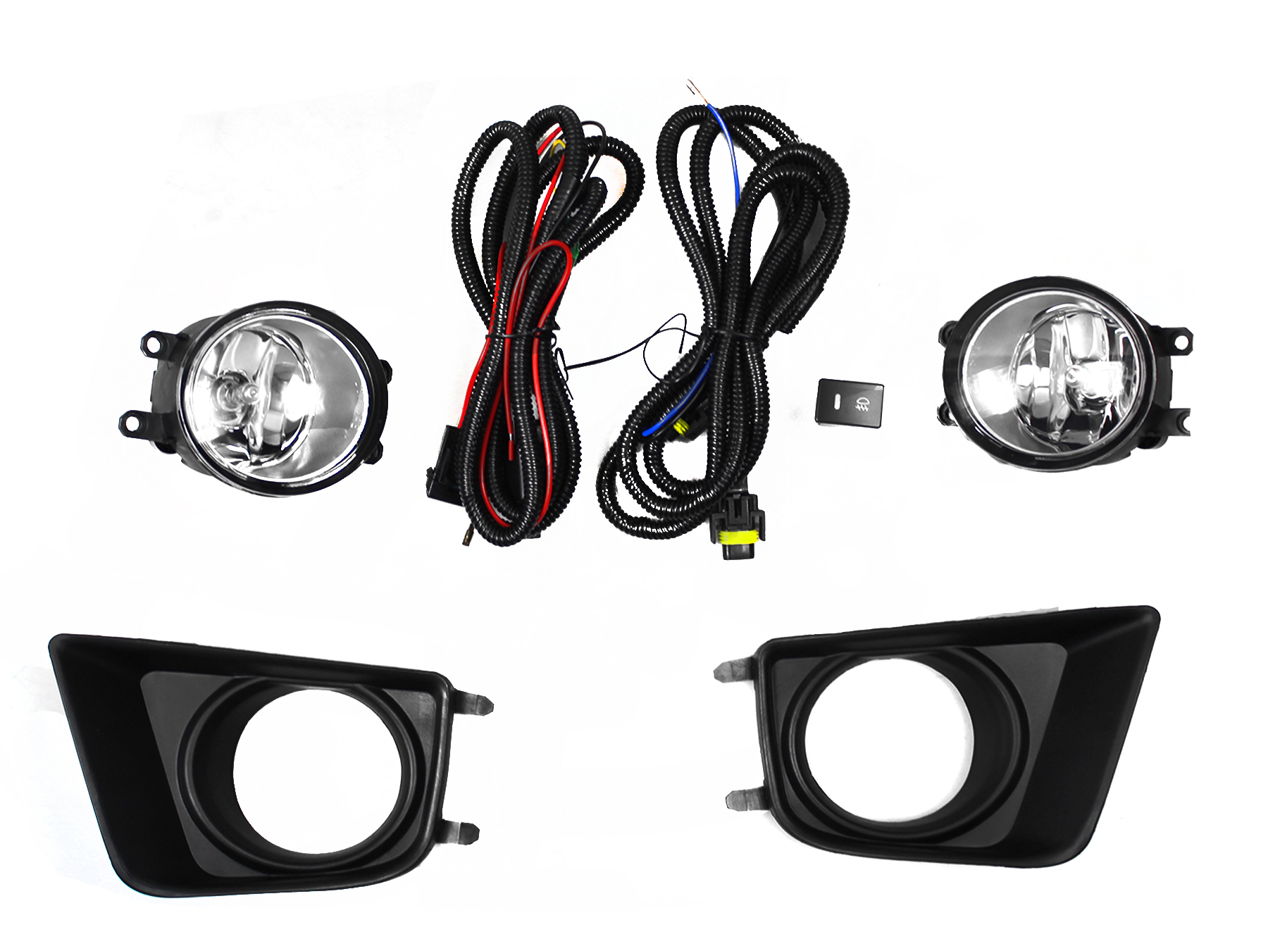 Kit Faro Aux C/Cables C/Rejillas Negras C/Focos Toyota Tacoma 2012 2015