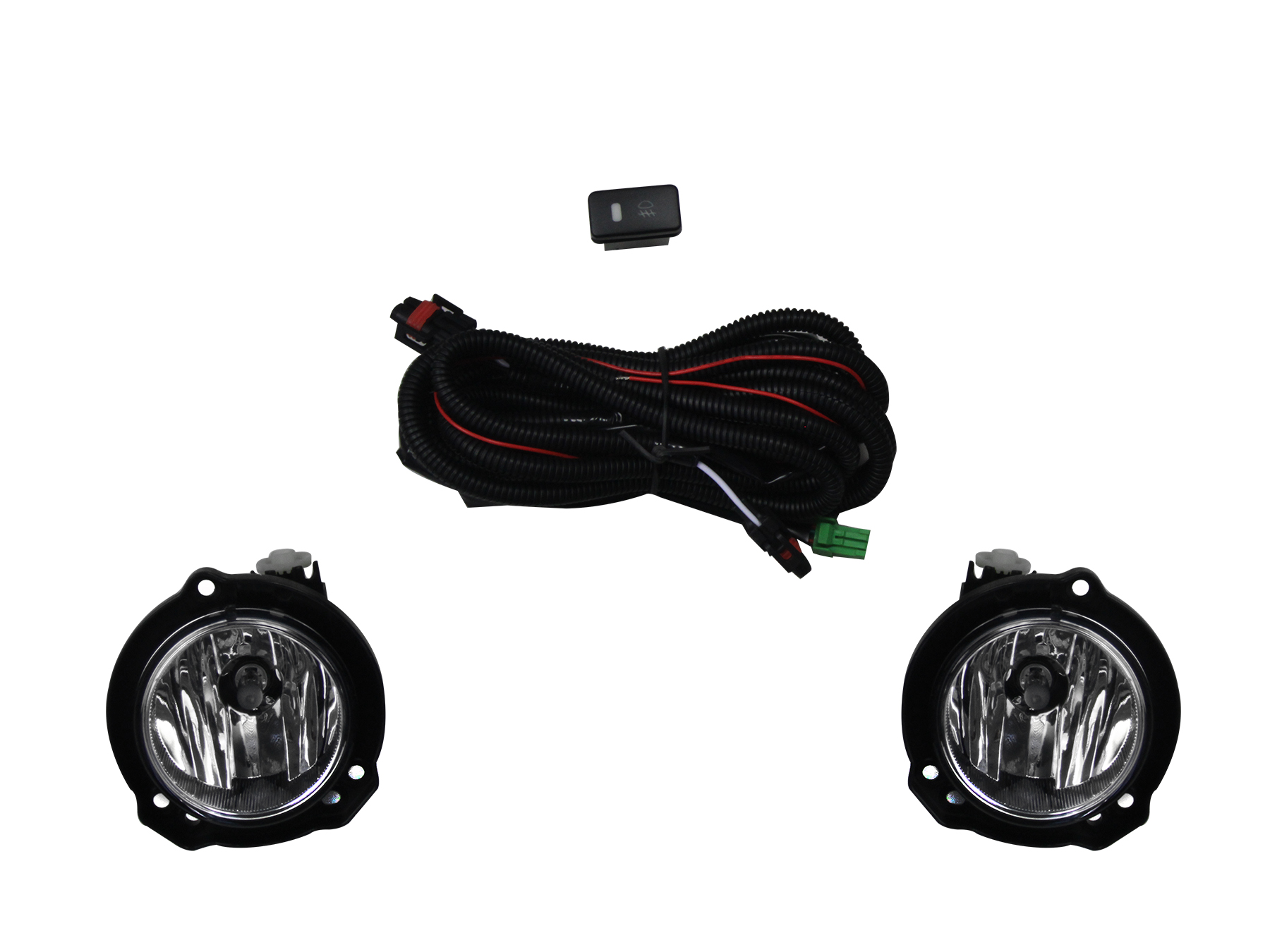Kit Faro Aux C/Cables C/Rejillas Negras C/Focos Toyota Avanza 2022 2024