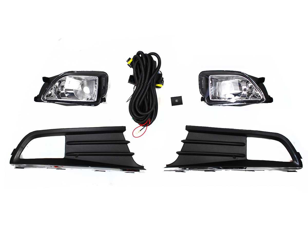 Kit Faro Aux C/Cables C/Rejillas Filo Cromo C/Focos (Sedan/H-Back) Volkswagen Gol 2013 2016