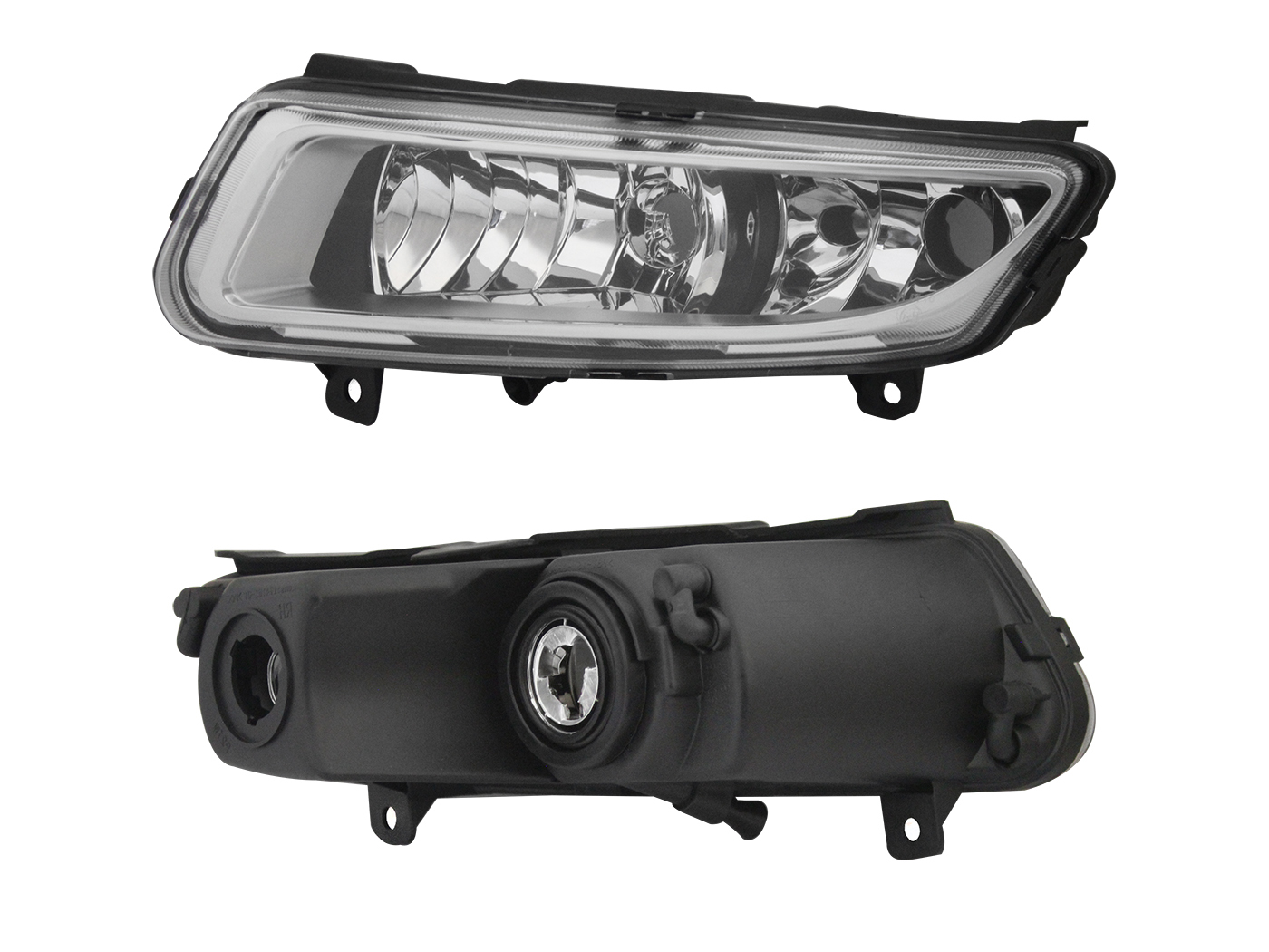 Par Faros Niebla Polo 2013-2014 P/2 Focos Fondo Cromado Opt
