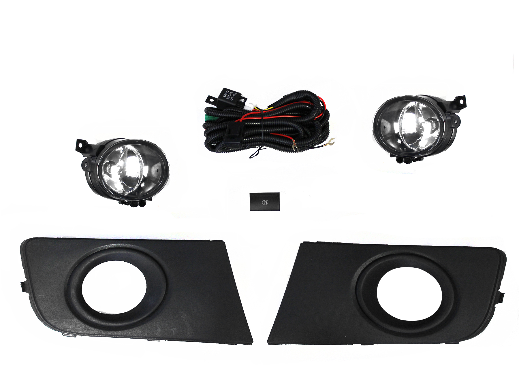 Kit Faro Aux C/Cables C/Rejillas Negras C/Focos Volkswagen Amarok 2010 2017