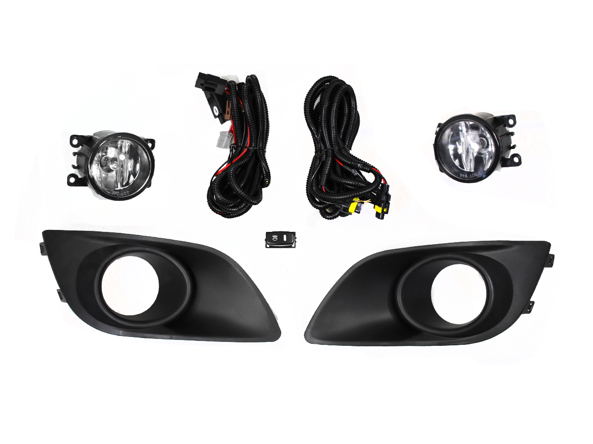 Kit Faro Aux C/Cables C/Rejillas Negras C/Focos Suzuki Swift 2012 2013