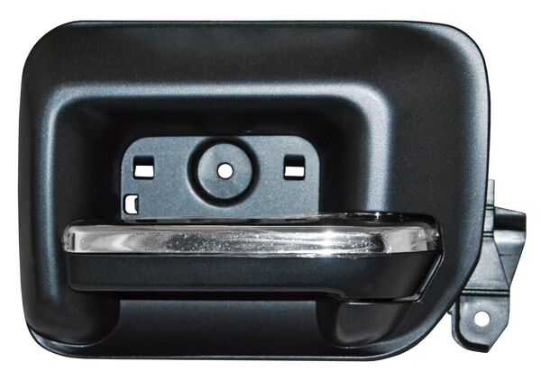 Manija Int Chev Pu/ Gmc Pu 2014-2015 Negra/ Cromo Delantera Der