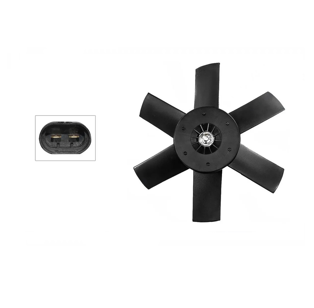 Motoventilador C/Aire S/Tolva 2Pin (C-2/C-3) (Motor/Aspa) Chevrolet Chevy 1.4L/1.6L 1994 2012