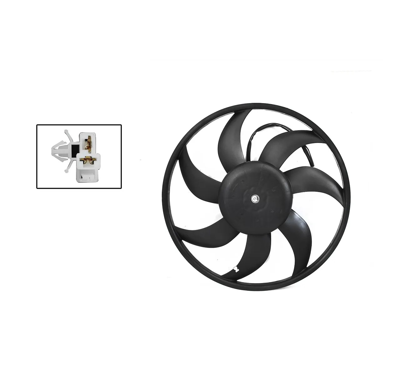 Motoventilador C/S Aire S/Tolva Embra 2Pin (Spark 11-17) (Sedan/H-Back) Chevrolet Beat 1.2L 2018 2021