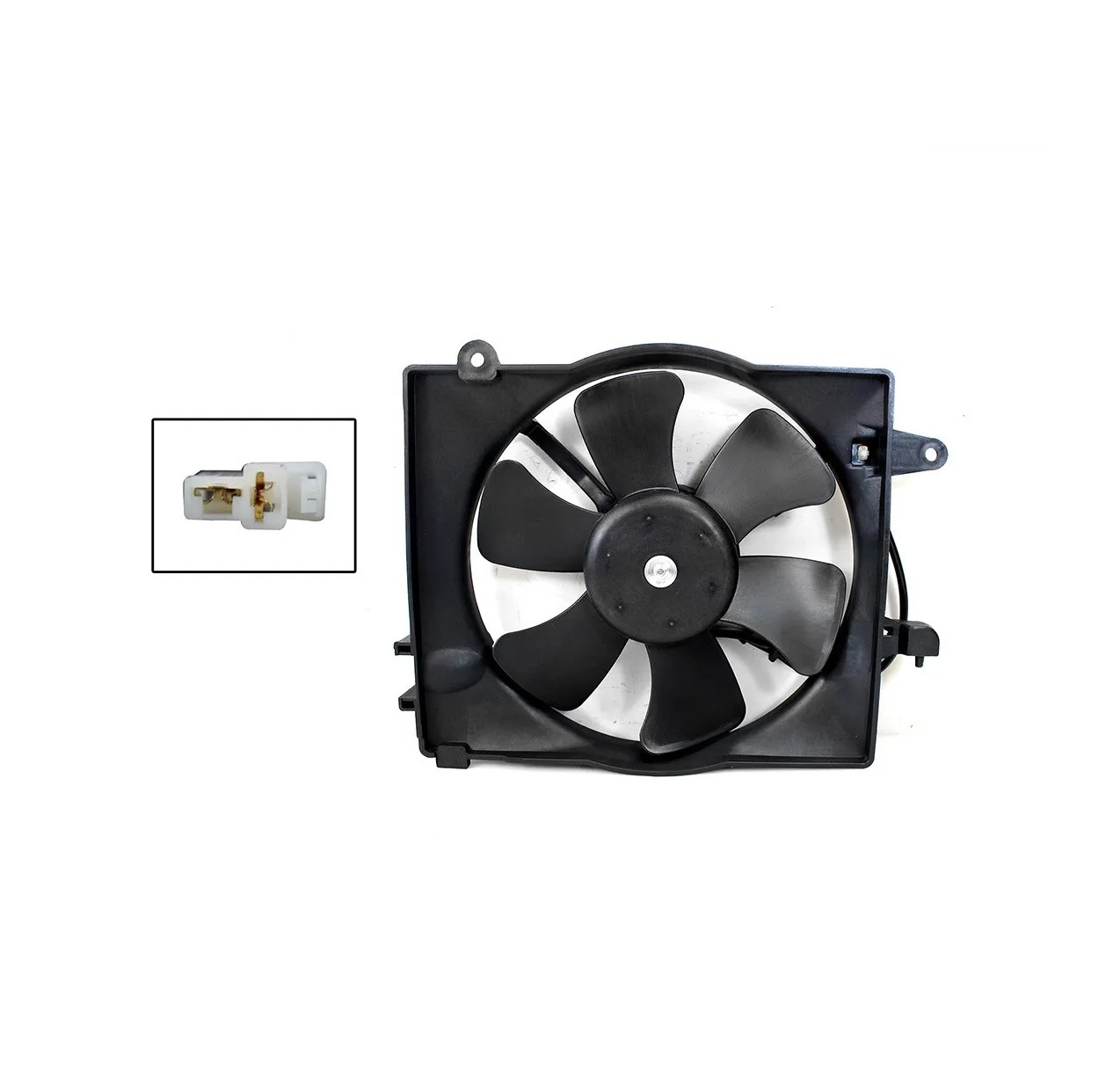 Motoventilador Completo S/Aire C/Tolva S/Res Embra 2Pin Chevrolet Matiz G1 1.0L 2003 2005