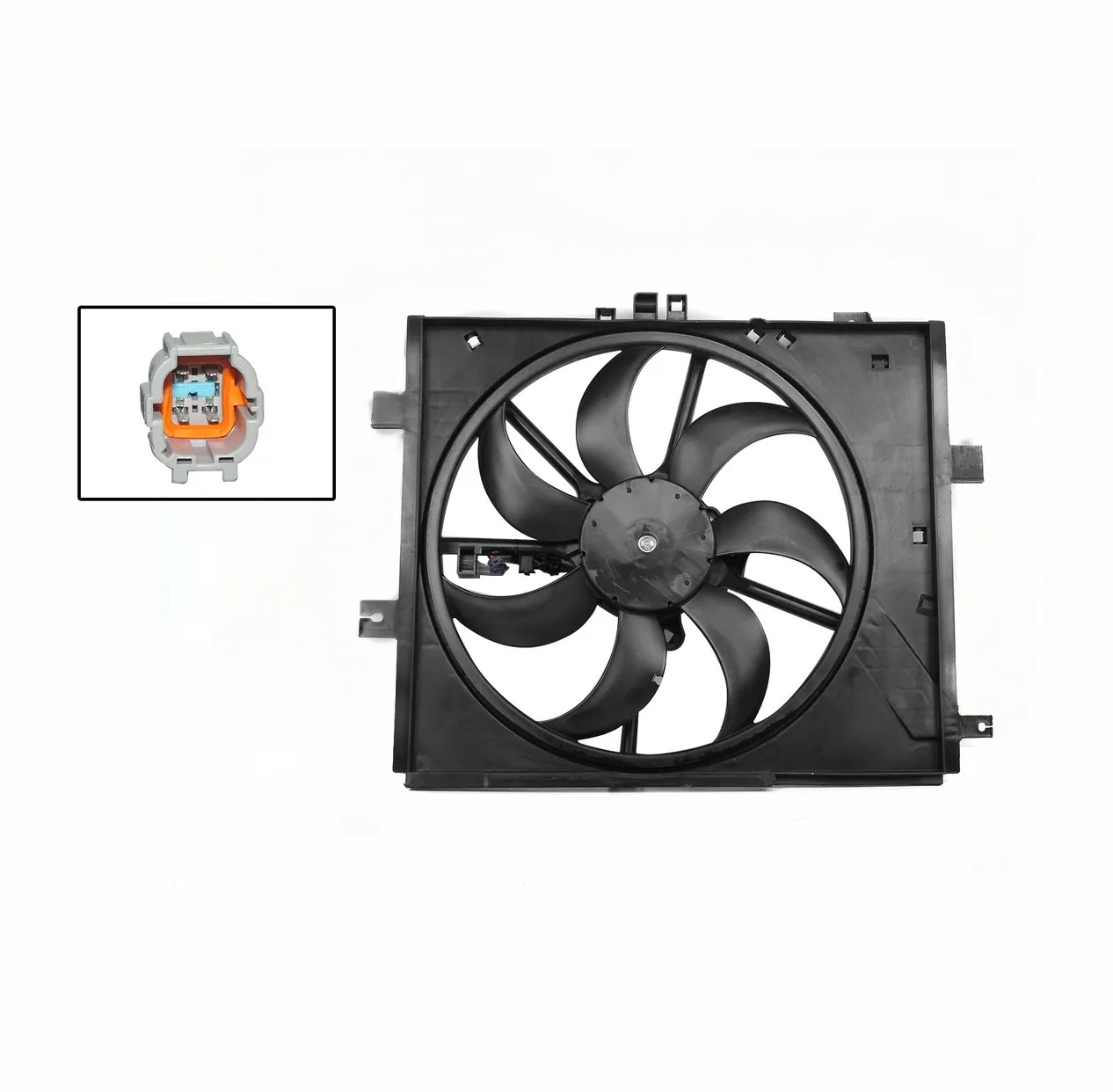 Motoventi Completo C/S Aire C/T 4Pin S/Res 1Conector 7Aspas (V-Drive/March/Note) Nissan Versa 1.6L 2012 2019