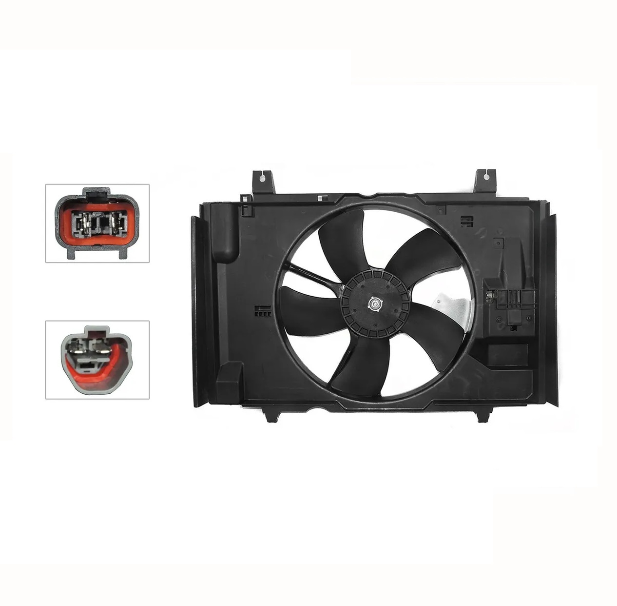 Motoventilador Completo C/Aire C/Tolva C/Resistencia 2Pin Nissan Tiida 1.6L/1.8L 2006 2017