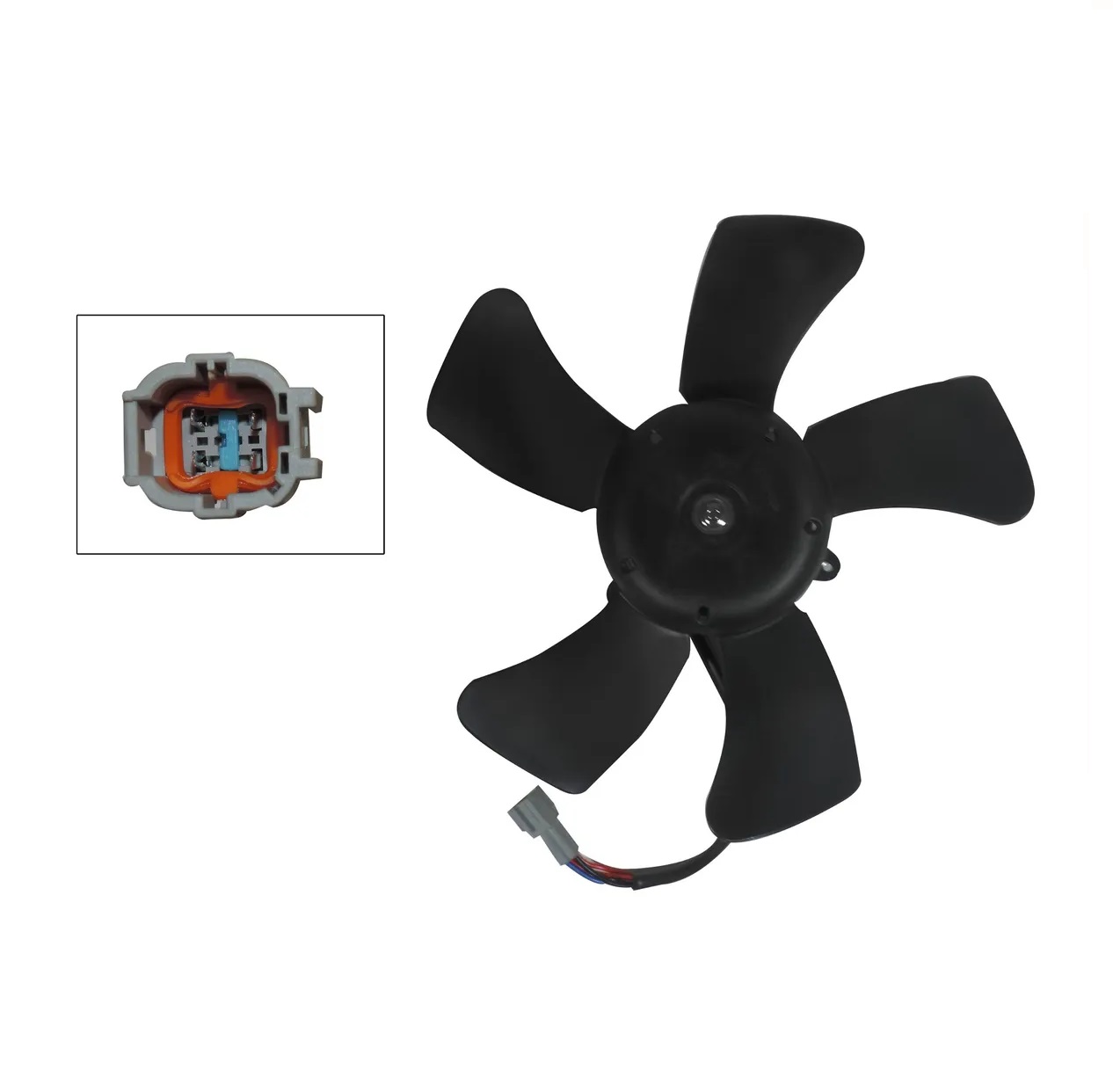 Motoventilador P/Radiador S/Tolva 4Pin (Motor/Aspas) Nissan X-Trail 2.5L 2001 2007