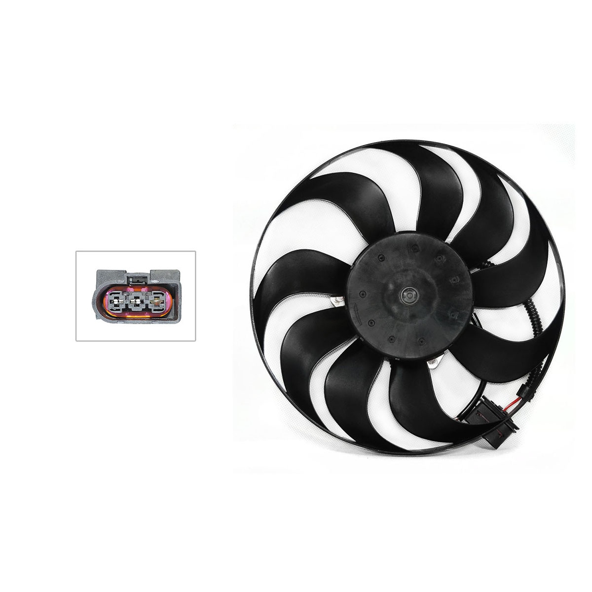 Motoventilador P/Aire Acondicionado S/Tolva Chico 2Pin (Ibiza-Cordoba 03-12) Volkswagen Lupo/Polo 1.6L/2.0L 2003 2016