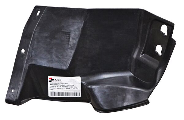 Tolva Salpicadera Dodge Pu 2019-2020 1500 Secc Delantera P/Salp S/Mold Plastico Der