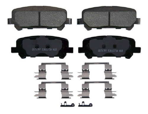 Balatas (7752) Traseras Ram2500 04-01