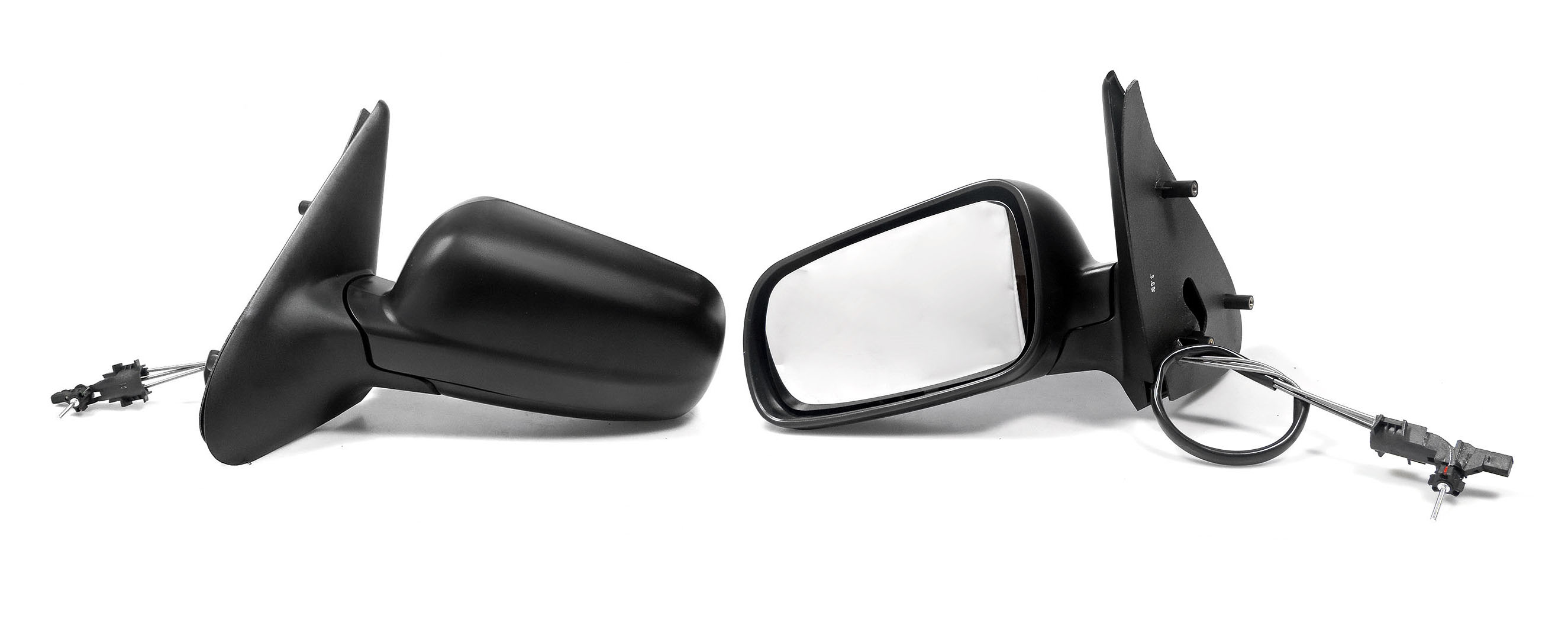 Espejo Izq Manual Negro Poroso C/Cont Concha Grande (Cordoba 99-02/Derby 99-09) Seat Ibiza 1999 2002