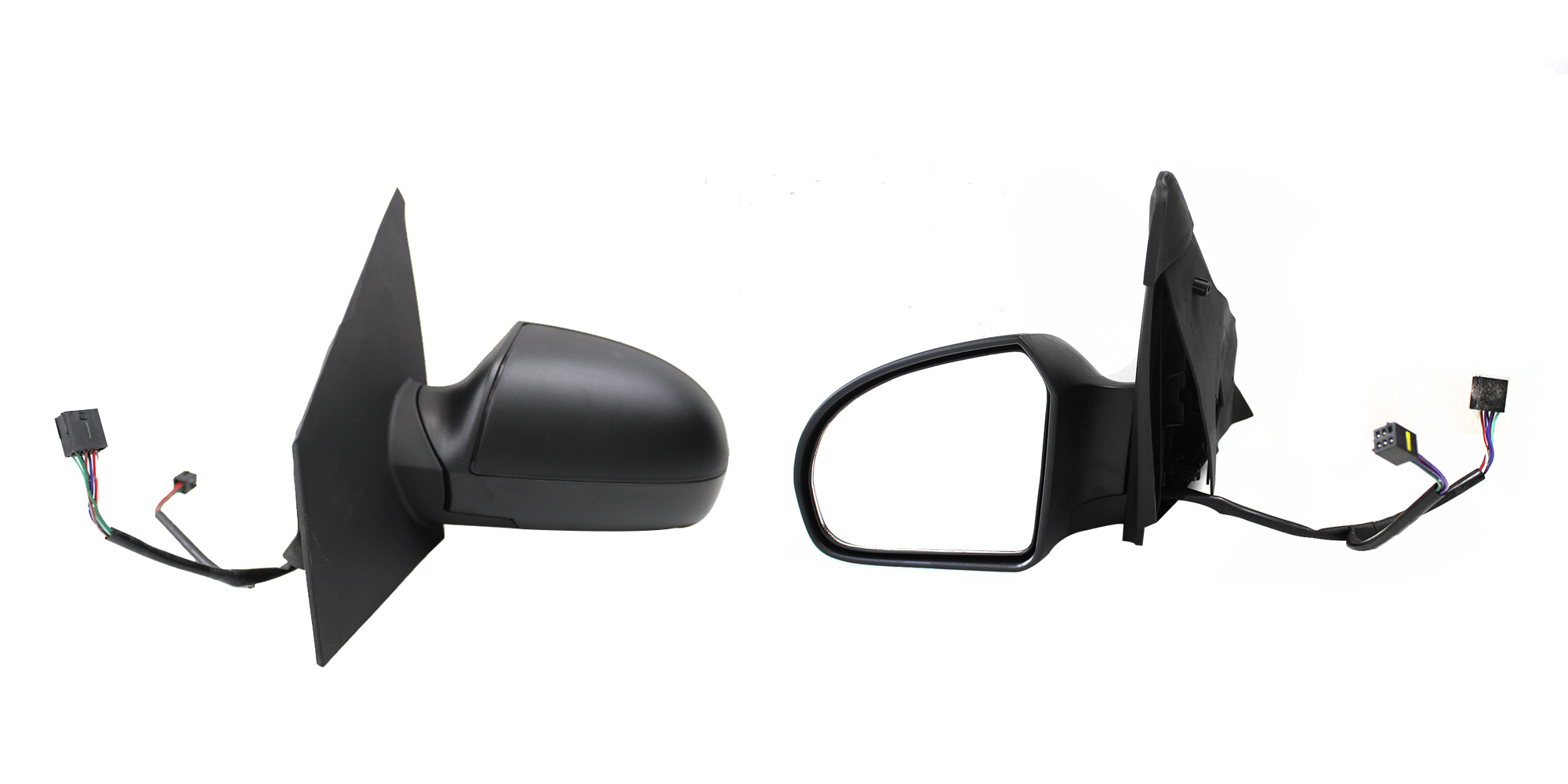 Espejo Izq Elect Negro Poroso (2 Conectores 7-5Pines) Ford Fiesta First 2003 2010