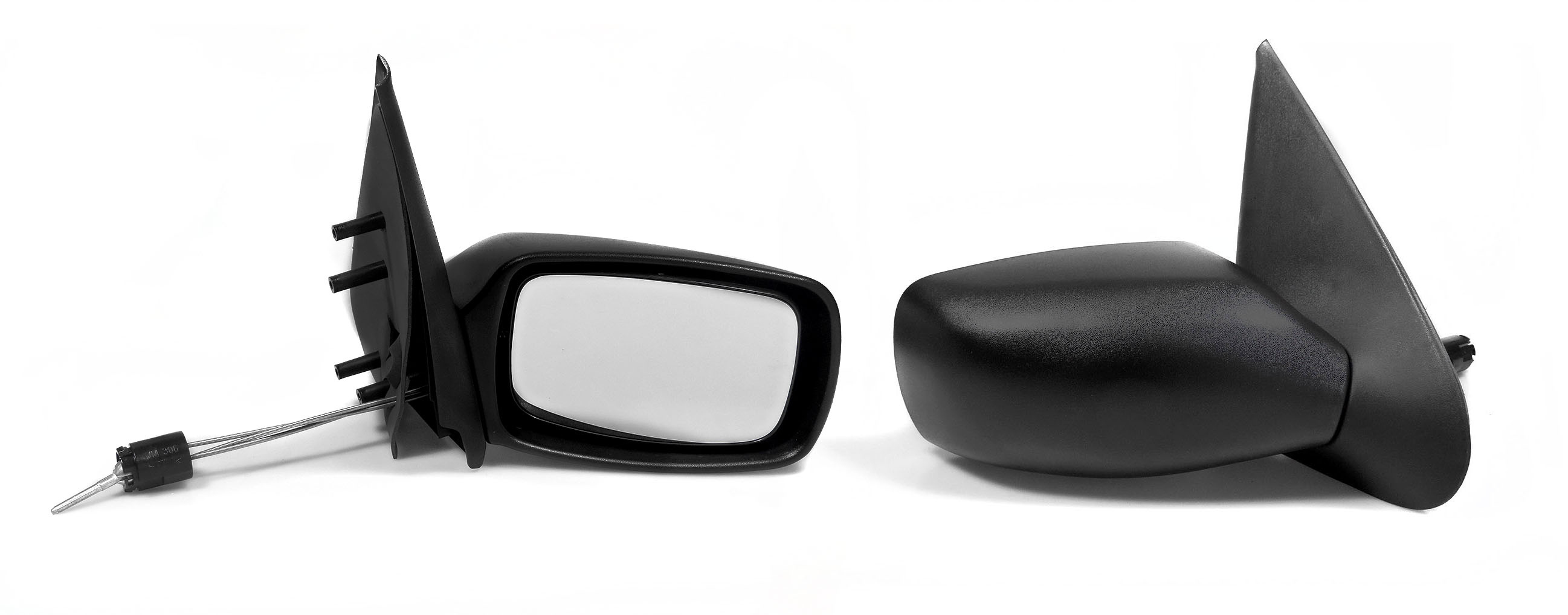 Espejo Der Manual Negro Poroso C/Control (Fiesta 98-02) Ford Fiesta Ikon 2001 2007