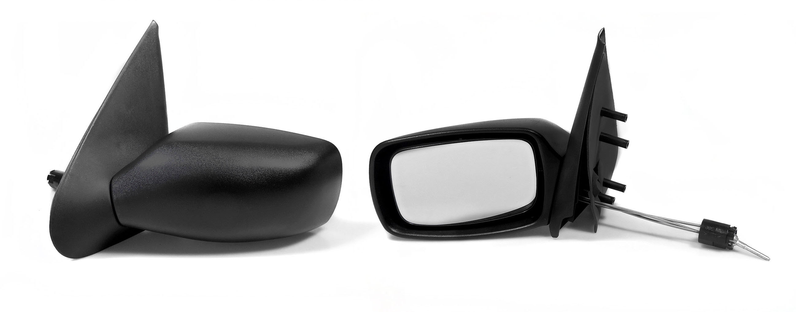 Espejo Izq Manual Negro Poroso C/Control (Fiesta 98-02) Ford Fiesta Ikon 2001 2007