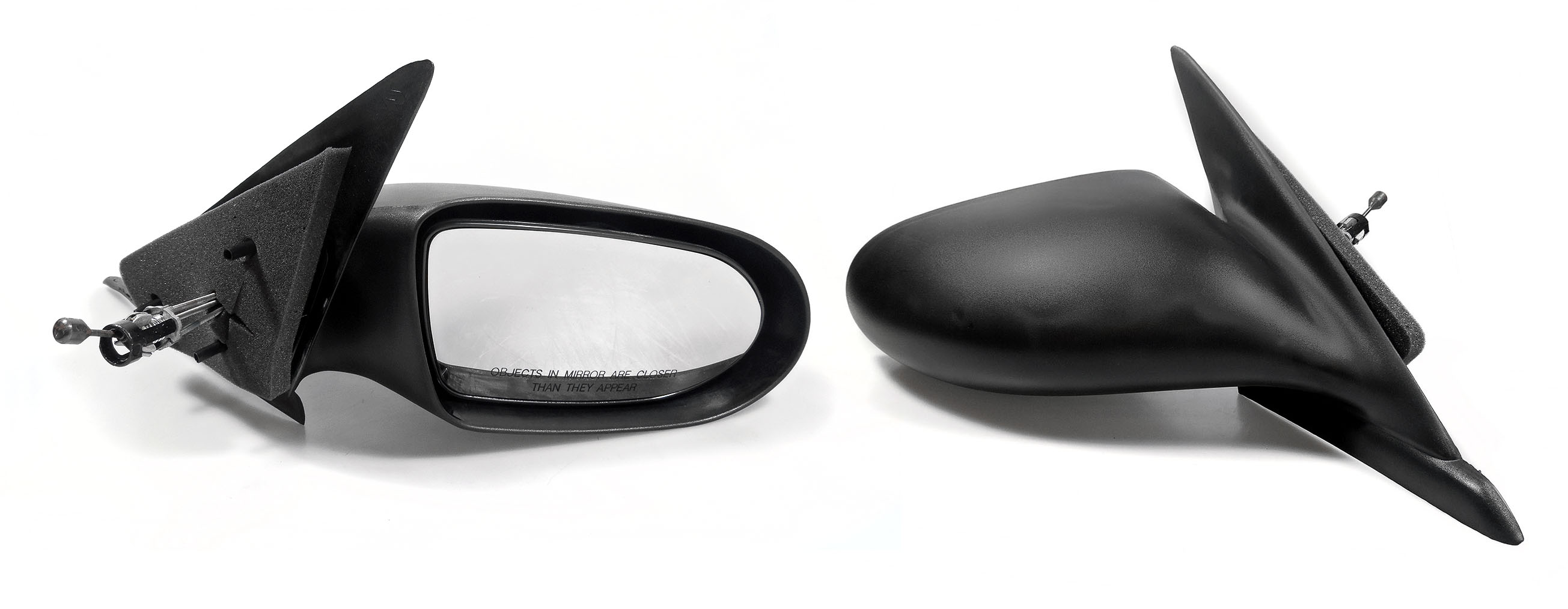 Espejo Der Manual Negro Poroso C/Control Chrysler / Dodge Neon 1995 1999