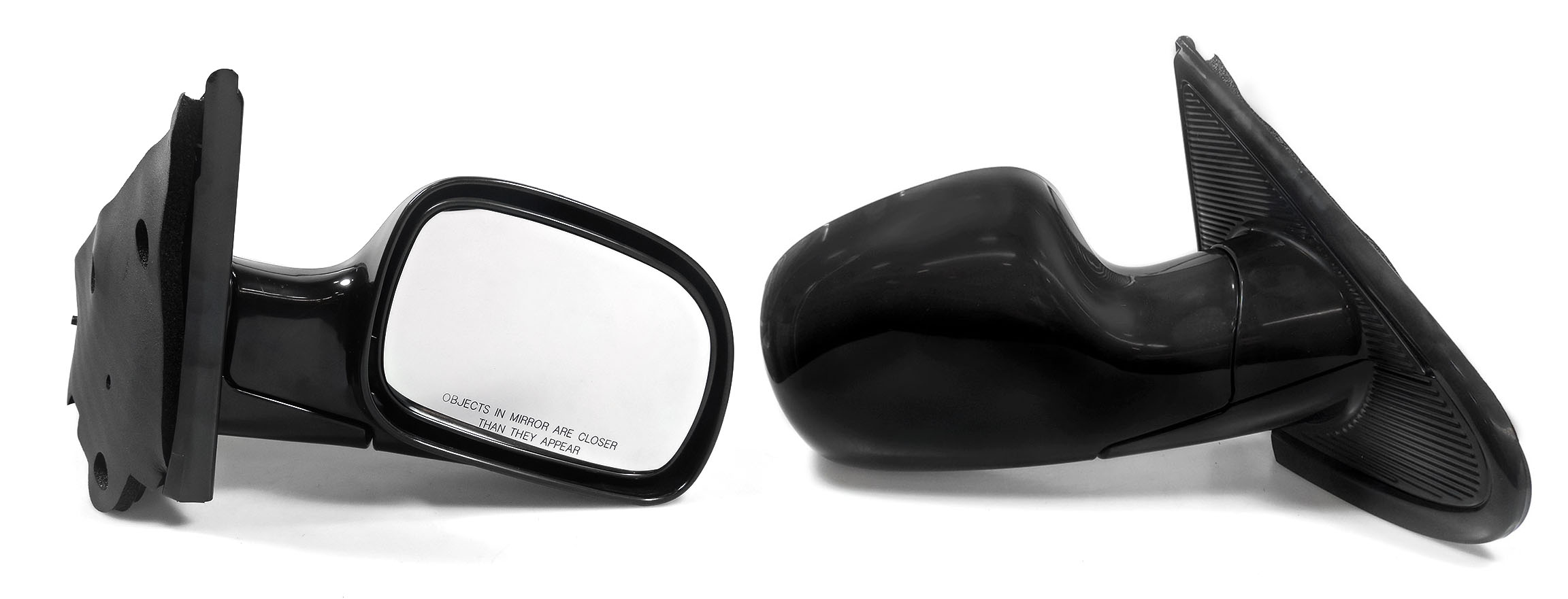 Espejo Der Manual Negro Liso (Voyager/Town & Country) Chrysler / Dodge Caravan 2001 2007