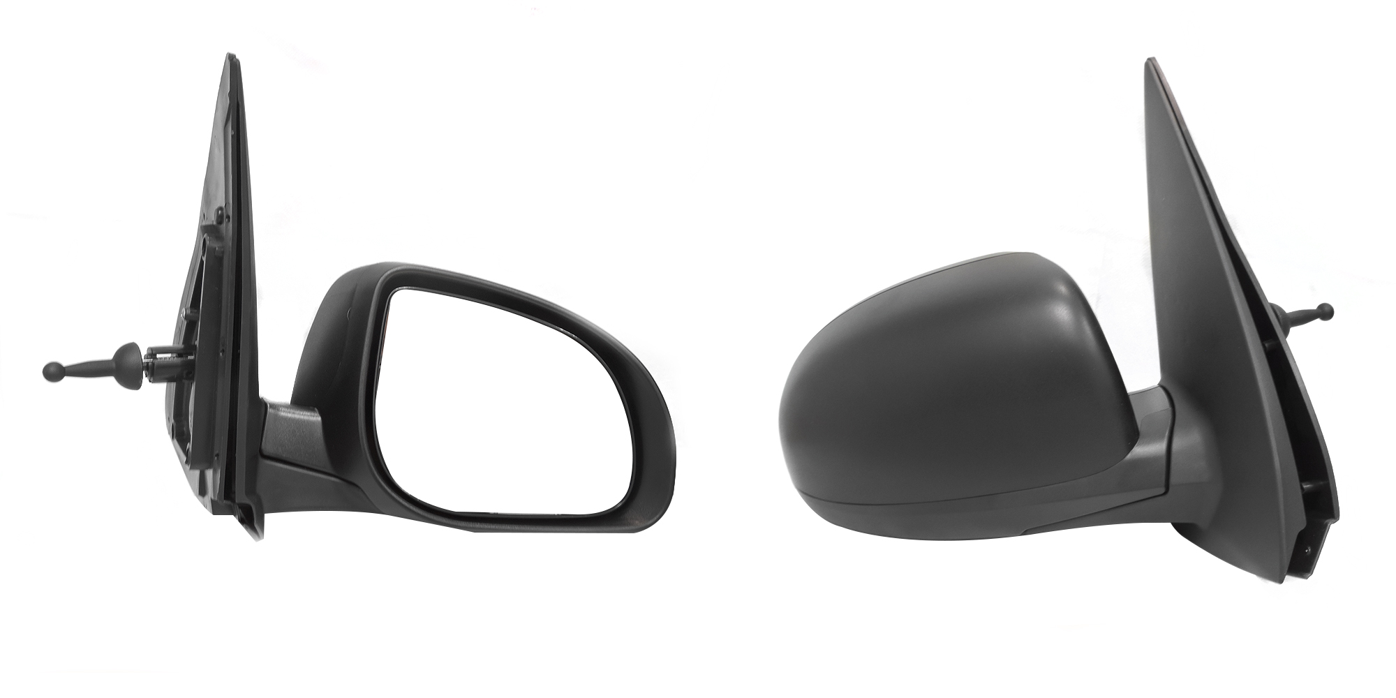 Espejo Der Manual Negro Poroso C/Control Chrysler / Dodge I-10 2011 2014