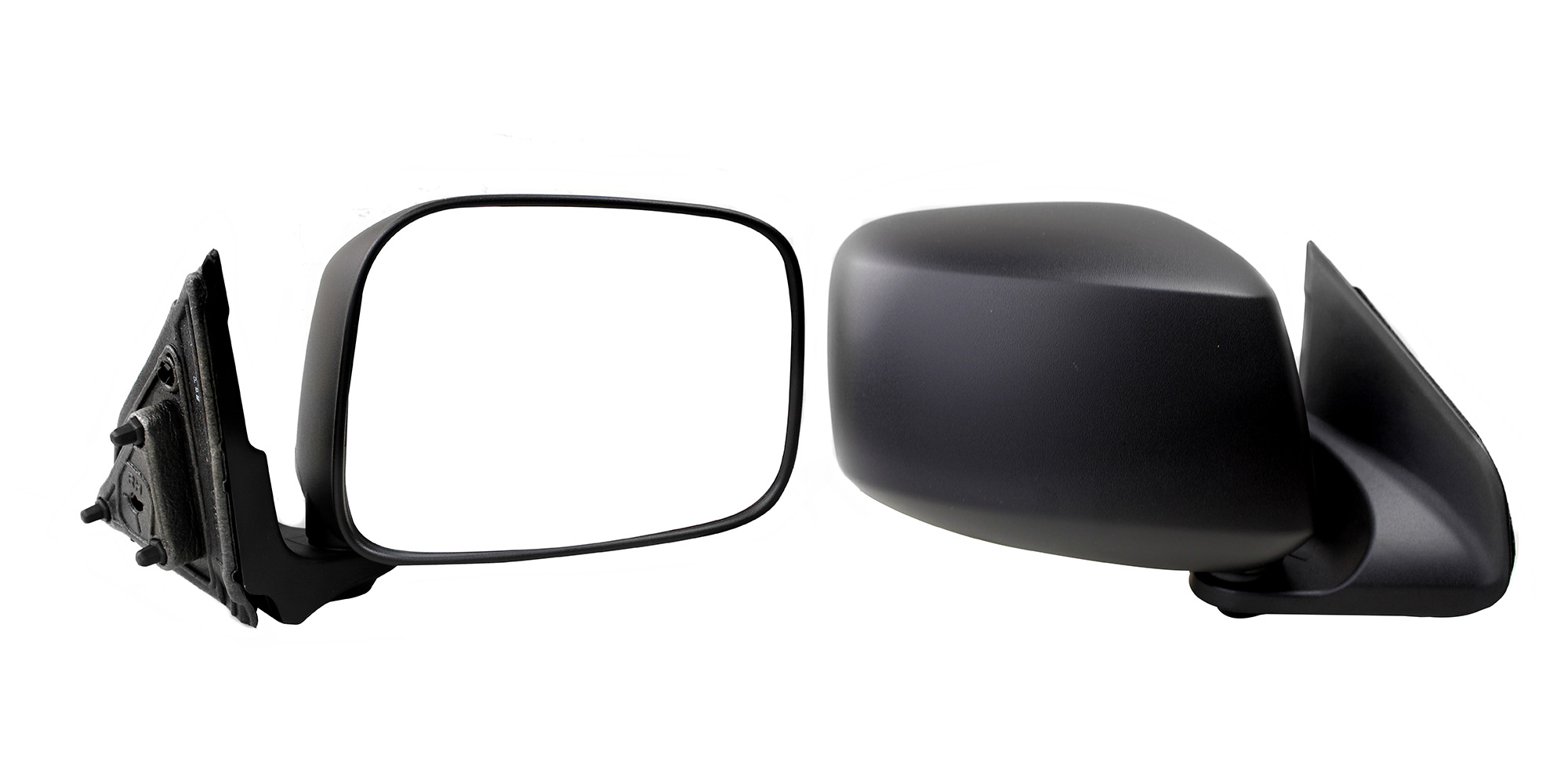 Espejo Der Manual Negro Poroso (Sencilla/Doble Cabina S) 2Wd Nissan Np-300 (D-23) 2016 2024