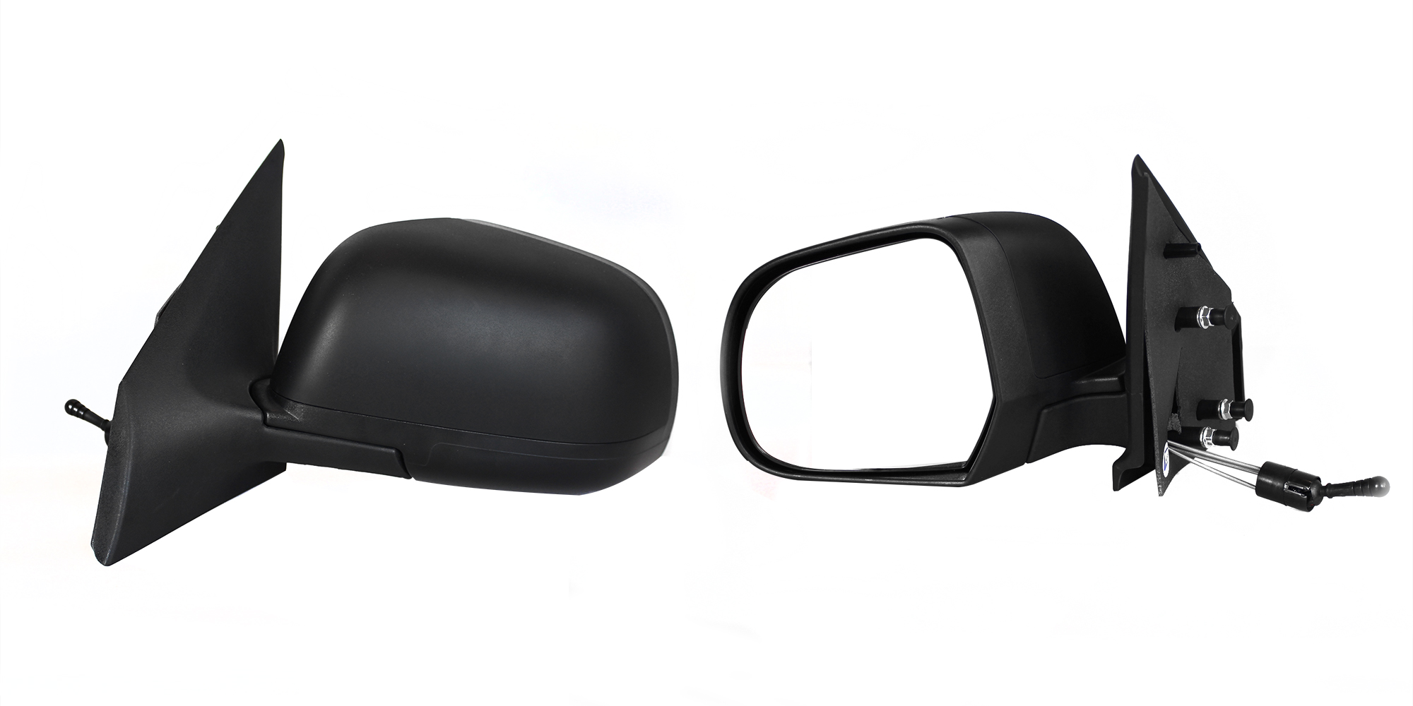 Espejo Izq Manual Negro Poroso C/Control (Version V-Drive) (V-Drive 20-24) Nissan Versa 2017 2019