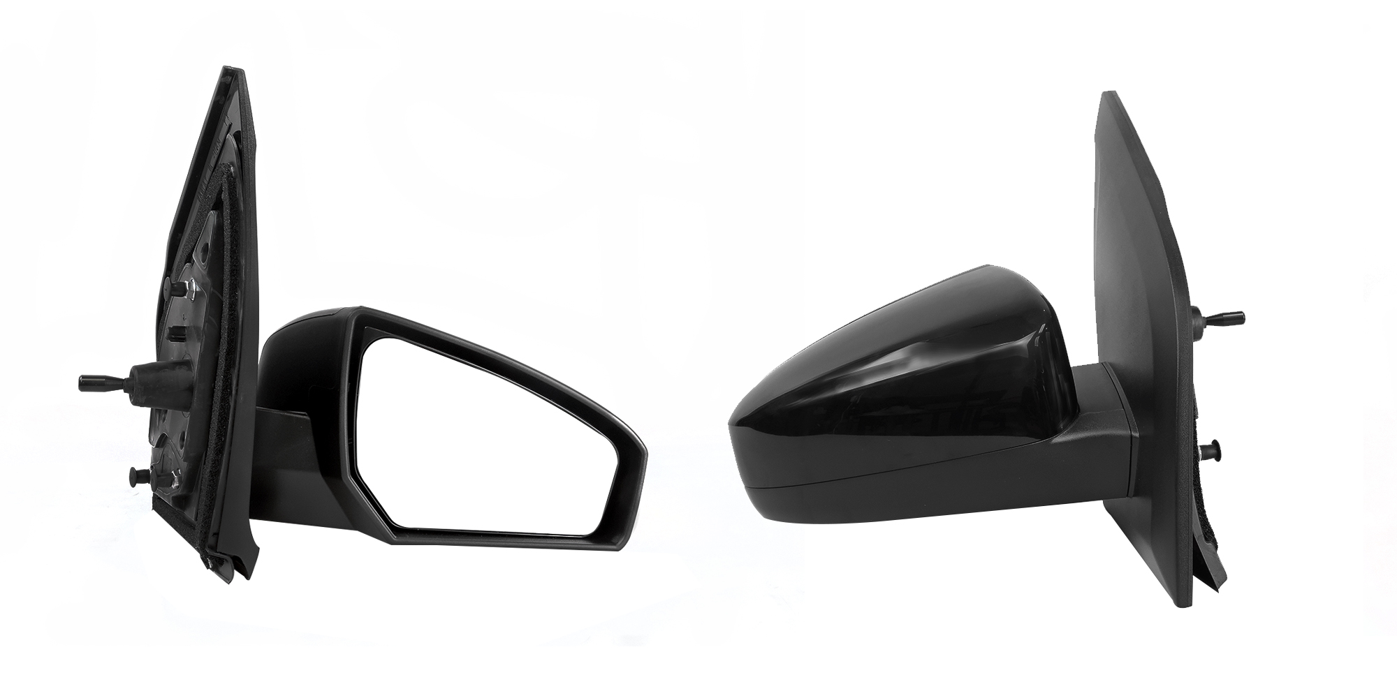 Espejo Der Manual Negro P/Pintar C/Control Nissan Sentra B-16 2007 2012