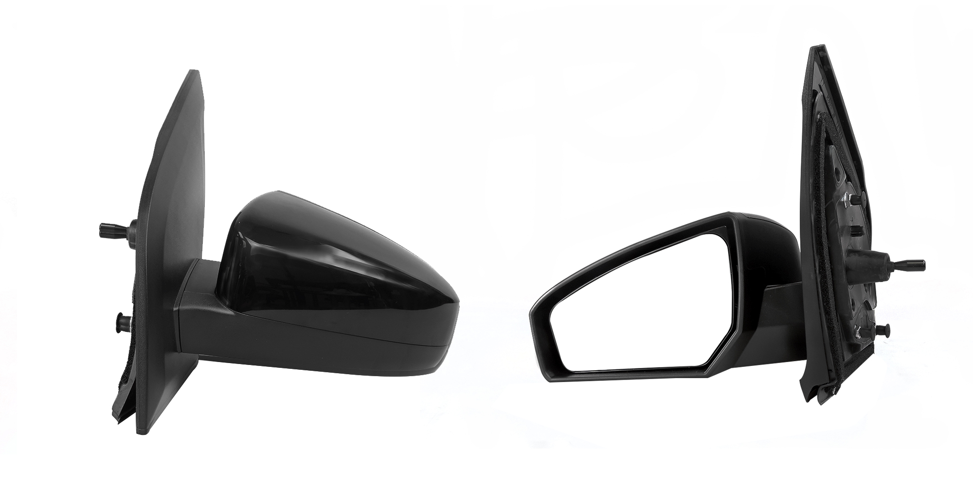 Espejo Izq Manual Negro P/Pintar C/Control Nissan Sentra B-16 2007 2012