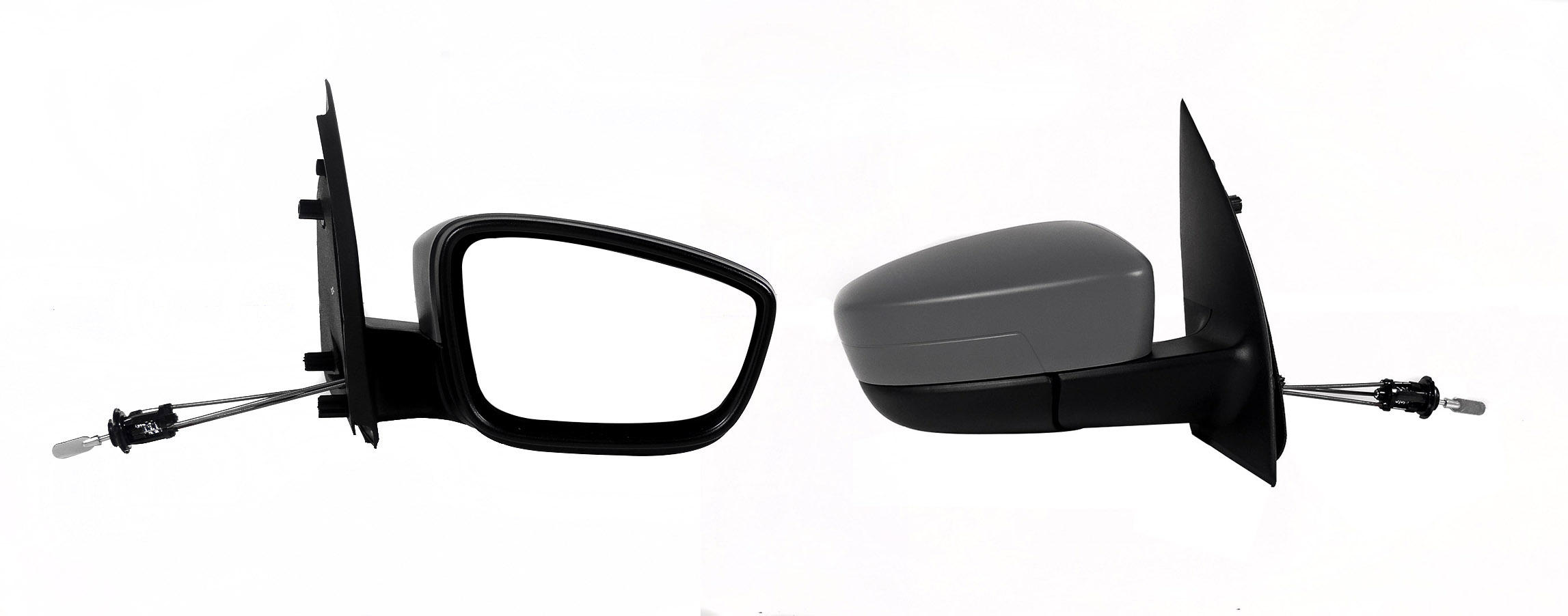 Espejo Der Manual Gris P/Pintar C/Control Volkswagen Gol 2008 2012