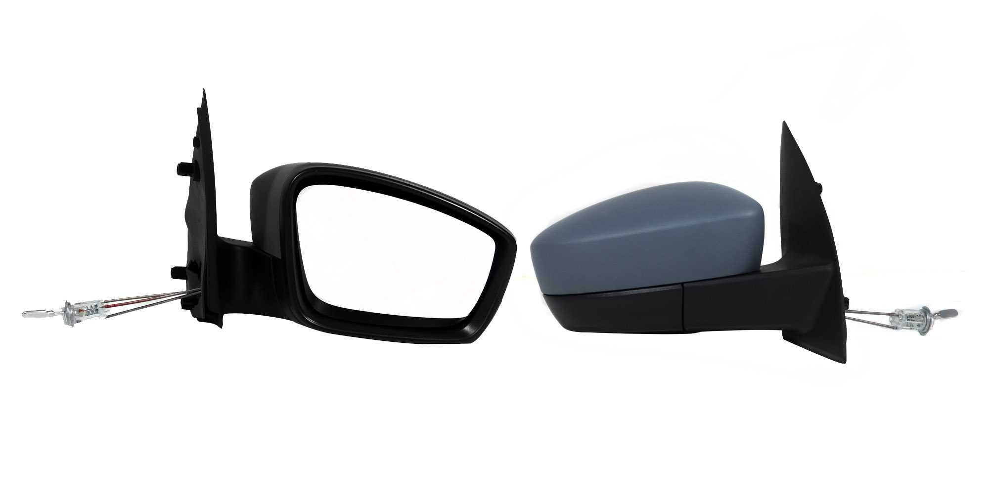 Espejo Der Manual Gris P/Pintar C/Control Volkswagen Gol 2013 2021