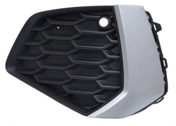 REJILLA AUDI A3 22-24 S-LINE S/FARO NIEBLA C/HOYO P/SENS FILO PLATA 250509 IZQ