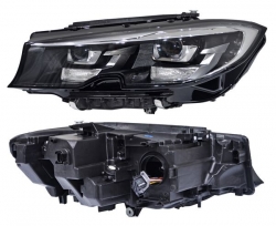 Par Faros Bmw Serie 3 2019 2020 2021 2022 Leds S/AFS Filo Crom