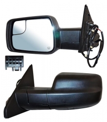 Espejo Dodge Pu 2019-2020-2021-2022 Ram Elect Poroso C/Desemp C/ Punto Ciego 7 Pines Izq