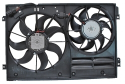 Motoventilador Jetta 08-18/ Passat 2006-15/ Golf/ Beetle  2012-2014-2015-2016/ Tiguan 2009-2016/ Eos 2007-2008-2009-2010/ A3/ Gti 2006-2009/ Audi Tt 0