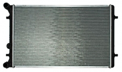 Radiador Golf 2000-2006/ Jetta Clasico/ Passat/ Leon/ Toledo/ Tt 99-14 Std L4/ V6 1.4L/ 1.8L/ 2.0L 2 Lin 15 5/8X 25 5/8 Aluminio Soldado Cn Sissoko 89