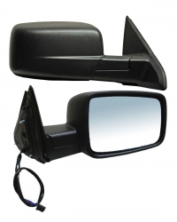 Espejo Dodge Pu / Ram 09-18 Elect C/Desemp Negro 5 Pines Der