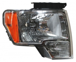 Faro Ford Pu 2009 2010 2011 2012 2013 2014 Lobo Fondo Cromado Ald203 Dmv Tyc Der