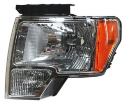 Faro Ford Pu 2009 2010 2011 2012 2013 2014 Lobo Fondo Cromado Ald203 Dmv Tyc Izq