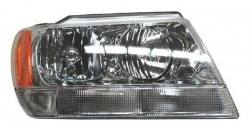 Faro Grand Cherokee 1999-2004 Fondo Cromado Cuarto Bco Tyc Der