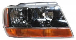 Faro Grand Cherokee 1999-2004 Fondo Negro Cuarto Ambar Tyc Der
