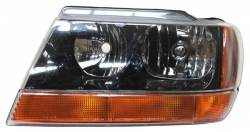 Faro Grand Cherokee 1999-2004 Fondo Negro Cuarto Ambar Tyc Izq