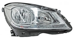 Faro Mbenz Clase C  2012-2013 Fondo Cromado Tyc1 33312 Der