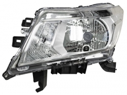 Faro Nissan Pu Np300/ Frontier 2016-2020 Fondo Cromado Tyc Izq 284