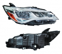 Faro Camry 2015-2016-2017 Fondo Cromado Leds Tyc Der