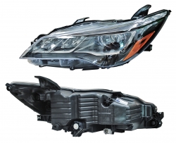 Faro Camry 2015-2016-2017 Fondo Negro Leds Tyc Izq