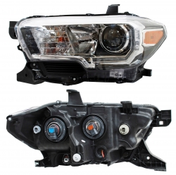 Faro Tacoma 2016-2017-2018 Fondo Negro Leds Tyc G15 Izq