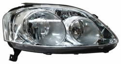 Faro Crossfox 2007-2008-2009 Doble As Fondo Cromado Tyc Der