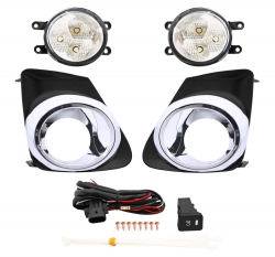 Faro Niebla Corolla 2011- 2012-2013 C/Parrilla C/Cromo C/Leds Jgo 333