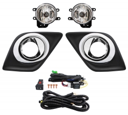 Faro Niebla Hilux 2016-2022 C/Parrilla Filo Cent Ext Crom Jgo T20